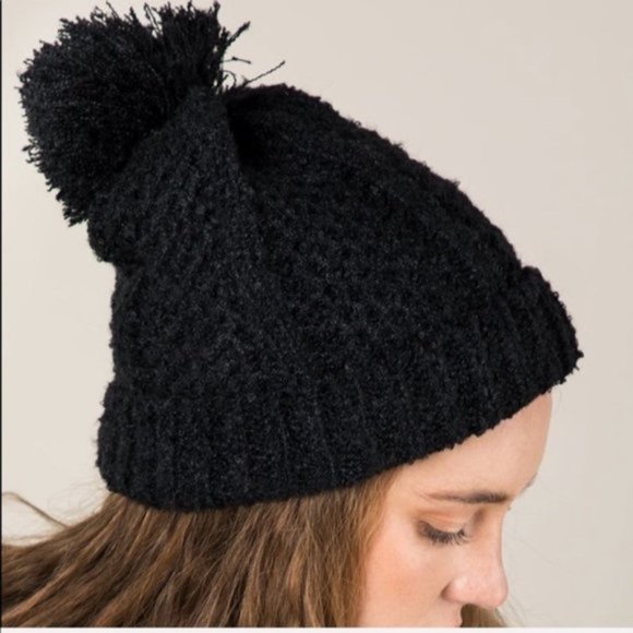 Vici Accessories - LIGHT MY FIRE POM BEANIE